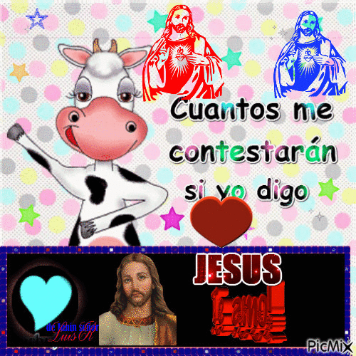 Jesus Te amo - GIF animado gratis