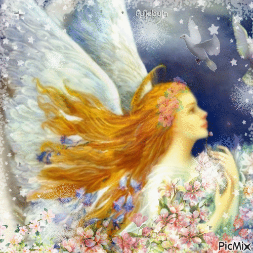 Angels spring - Ingyenes animált GIF