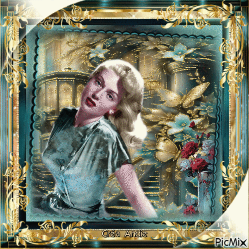 Lana Turner, Actrice américaine - 免费动画 GIF