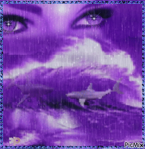 imagination in purple - GIF animado grátis
