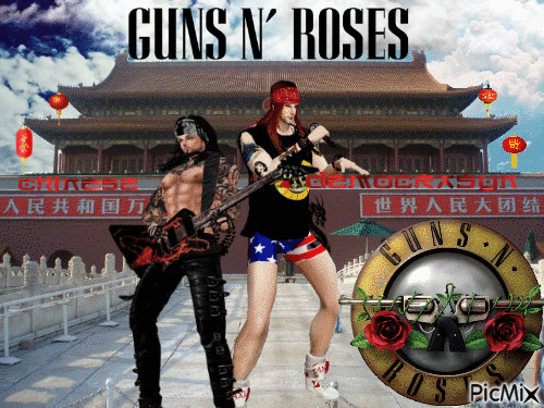 GUNS N ROSES - 免费动画 GIF