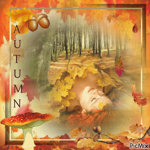 Golden Autumn - Animovaný GIF zadarmo