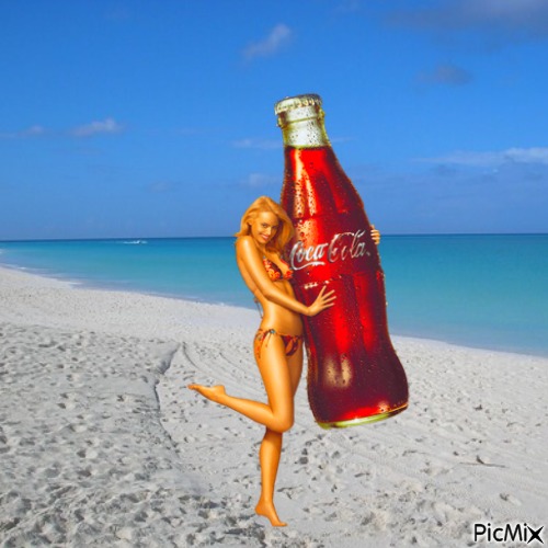 Coca-Cola lady - безплатен png