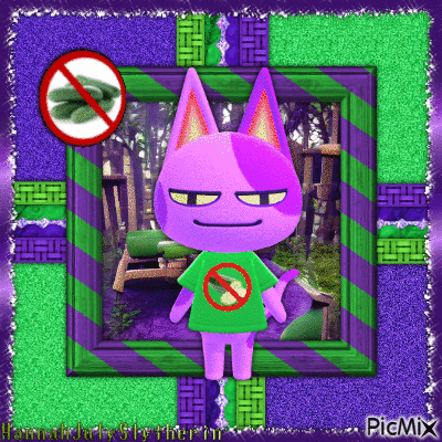 ((Bob the Cat says No to Cucumbers)) - 無料のアニメーション GIF