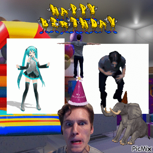 happy birthday jerma - 無料のアニメーション GIF