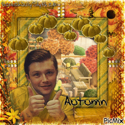 /#/Sterling Knight in Autumn in Yellow Tones\#\ - Бесплатный анимированный гифка