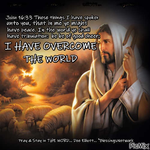 i HAVE OVERCOME THE WORLD - PNG gratuit