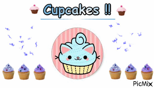 Cupcakes - Free animated GIF