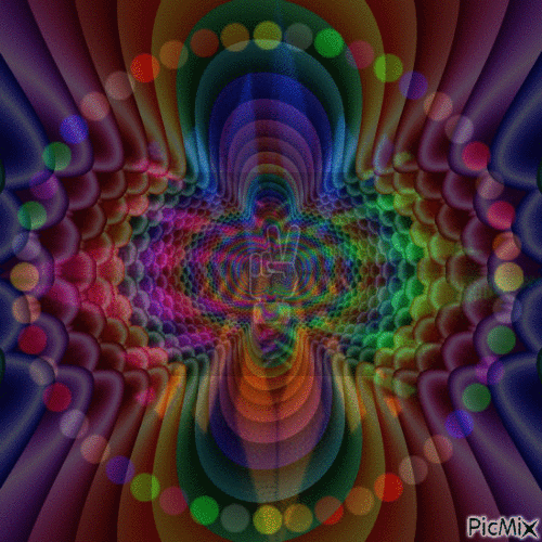 colorful peace sign - Ilmainen animoitu GIF