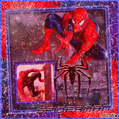 Spider Man - Δωρεάν κινούμενο GIF