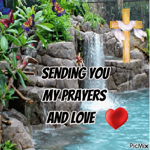 Prayers and Love Greeting - Darmowy animowany GIF