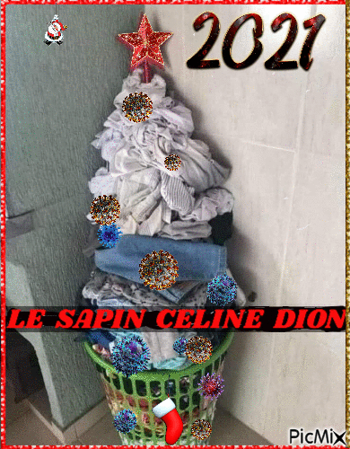 LE  SAPIN  DE  CELINE  DION... - Free animated GIF