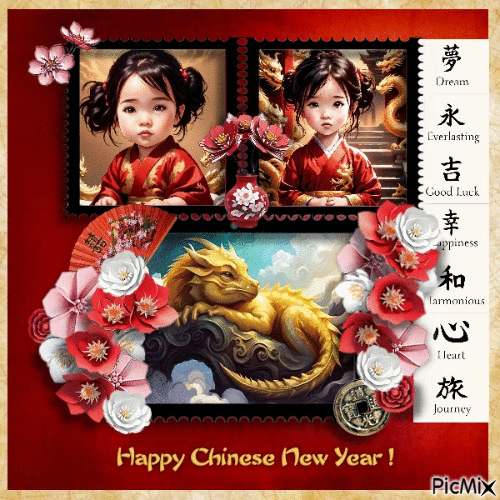 Happy Chinese New Year - GIF เคลื่อนไหวฟรี