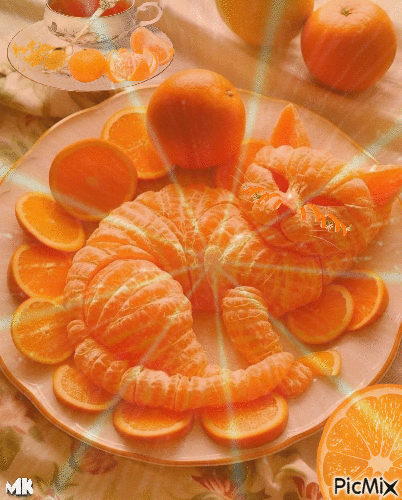 De naranja - Gratis animeret GIF