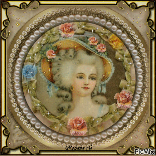 The rose of Versailles Marie  Antoinette - GIF เคลื่อนไหวฟรี