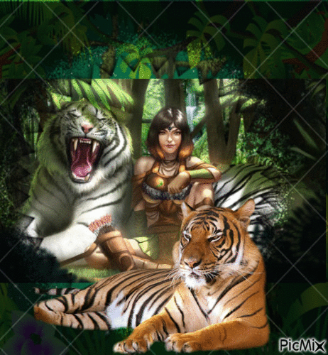 tigres - Bezmaksas animēts GIF