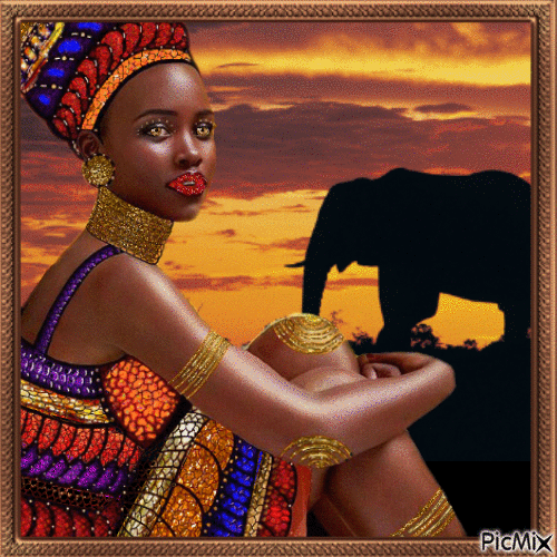 Afrika - Бесплатный анимированный гифка