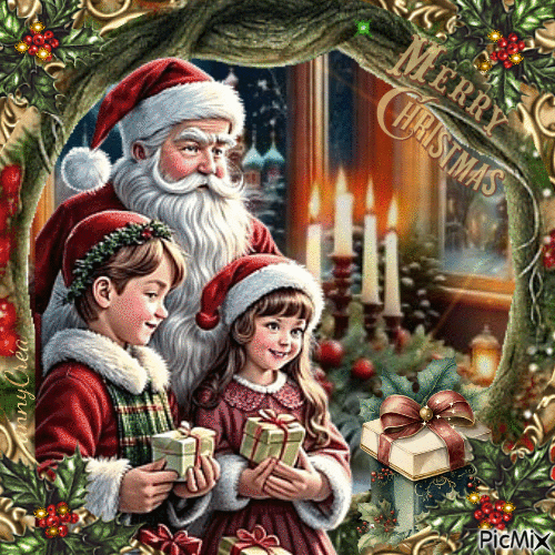 Christmas vintage - Bezmaksas animēts GIF