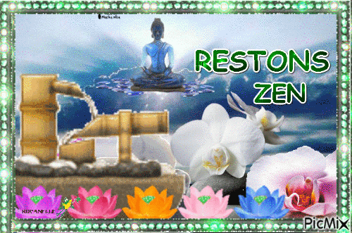 Restons zen - 無料のアニメーション GIF