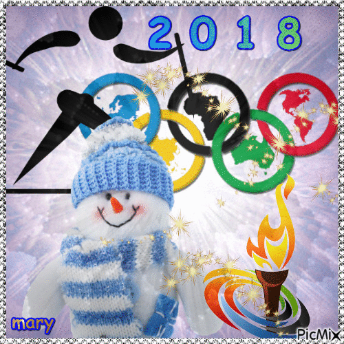 Winter olimpiada - Ilmainen animoitu GIF