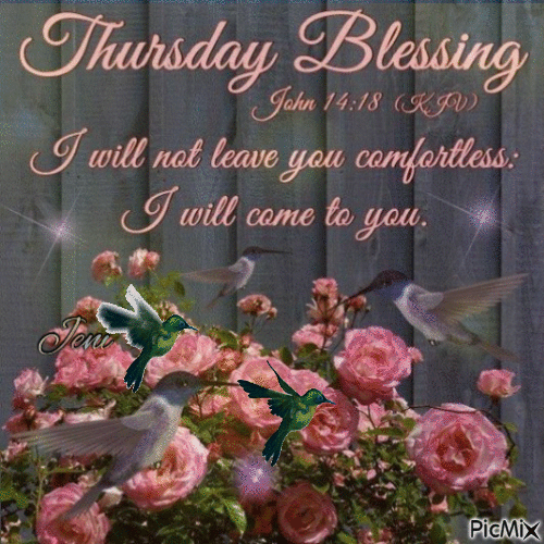 Thursday blessing - Free animated GIF