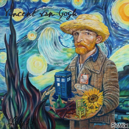 van Gogh - GIF animado gratis