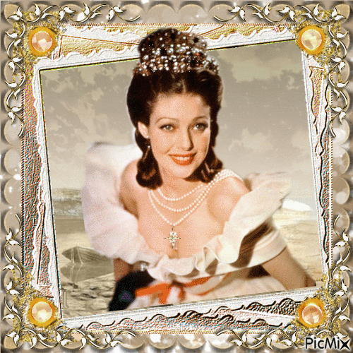 Loretta Young, Actrice américaine - 無料のアニメーション GIF