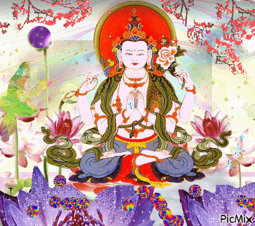 ✿⊱Homage to Avalokiteshvara ✿⊱ - Bezmaksas animēts GIF