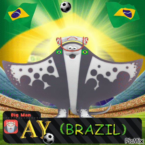 big man is brazilian confirmed - Ingyenes animált GIF