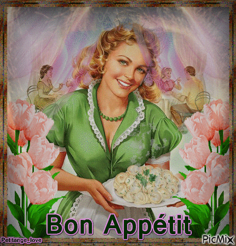 ** Bon Appétit ** - Animovaný GIF zadarmo