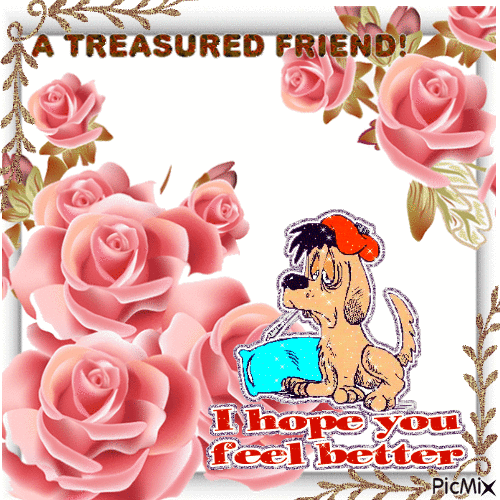 A treasured friend - Darmowy animowany GIF