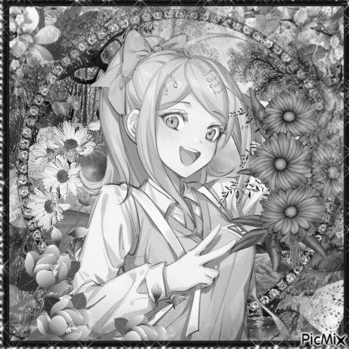 manga black and white - 無料のアニメーション GIF