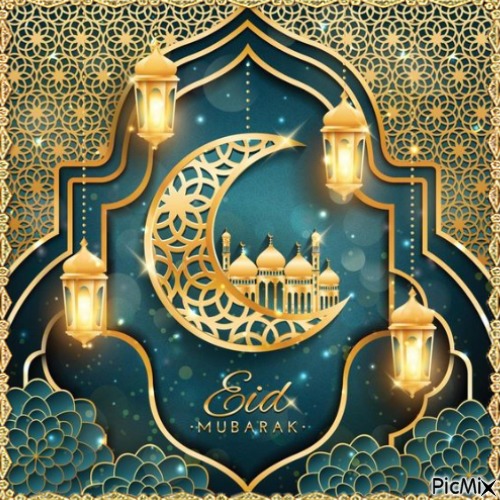 Eid Mubarak ou Joyeux Eid. - zdarma png