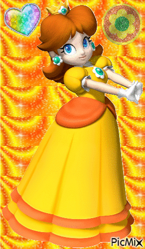 Princess Daisy - Darmowy animowany GIF
