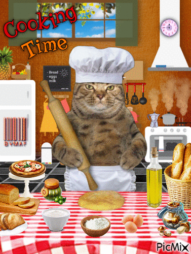 Cooking Time - GIF animé gratuit