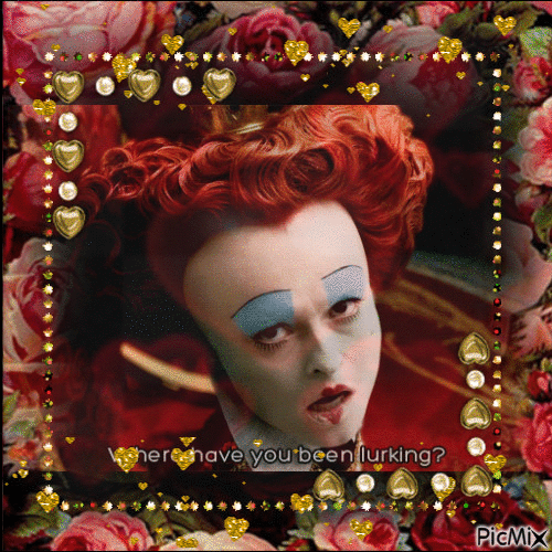 Red Queen Alice In Wonderland - GIF animate gratis