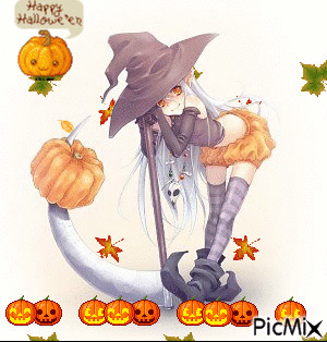 I love Halloween ♥ - GIF animé gratuit
