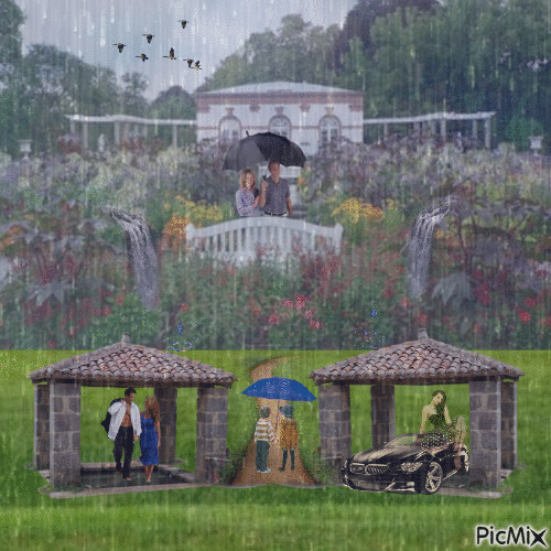 Regen - Ilmainen animoitu GIF