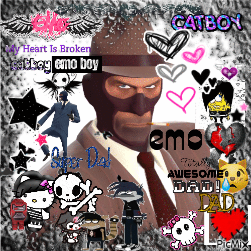 emo spy tf2 💔💔 - Бесплатный анимированный гифка