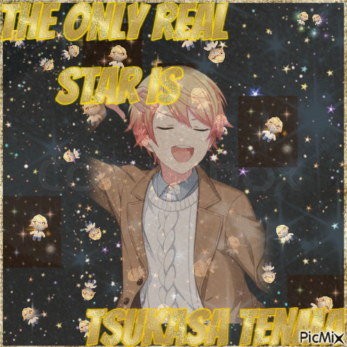 tsukasa tenma, the only real star - Free animated GIF