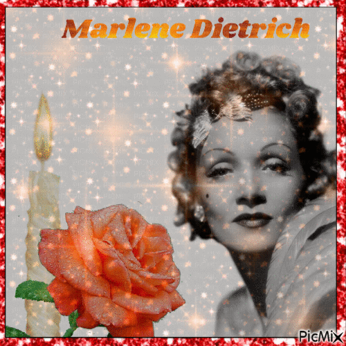 Marlene Dietrich - Besplatni animirani GIF