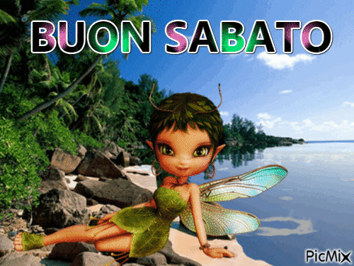 BUON SABATO - Animovaný GIF zadarmo