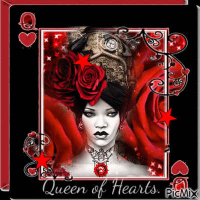 Queen of hearts - Free animated GIF