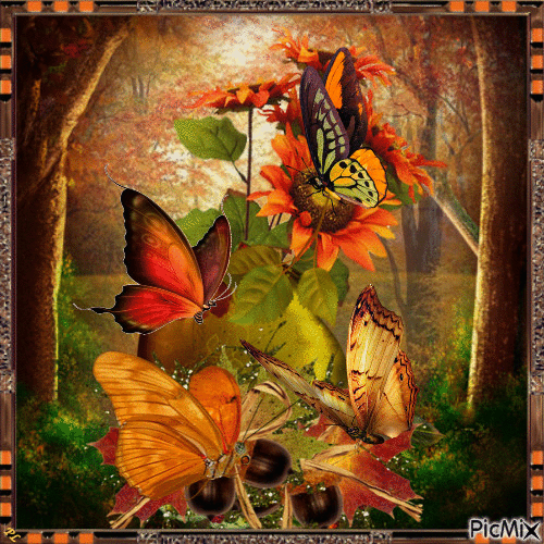Papillons - Contest - GIF animé gratuit