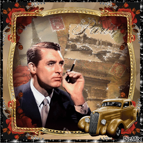 Cary Grant, Acteur américain - 免费动画 GIF