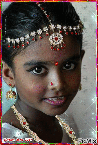 petite indienne - Darmowy animowany GIF