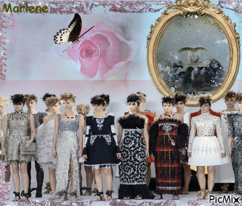 femmes papillon mode charme deco - Δωρεάν κινούμενο GIF