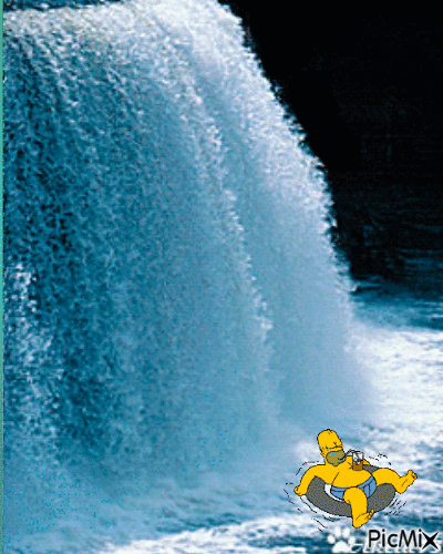 waterfall - GIF animado grátis