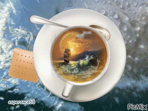 Storm in a teacup - Бесплатный анимированный гифка