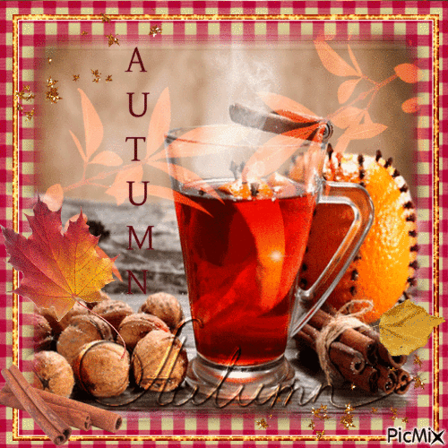 Autumn Drink - Ingyenes animált GIF